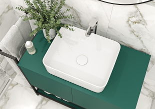 Керамогранит Cersanit Siena белый A16008 (42x42)